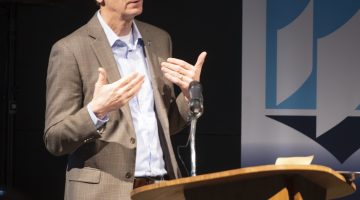 Jeffrey Hecker ’86, ’44H, Professor of Psychology, University of Maine Speaks at the McGillicuddy Center's 10th Anniversary Celebration at the IMRC Center